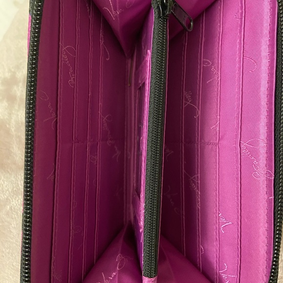 COPY - Purple Leopard Print Vera Bradley Wallet - Picture 3 of 3